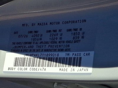 2026 Mazda Mazda3 Hatchback 2.5 S Select Sport