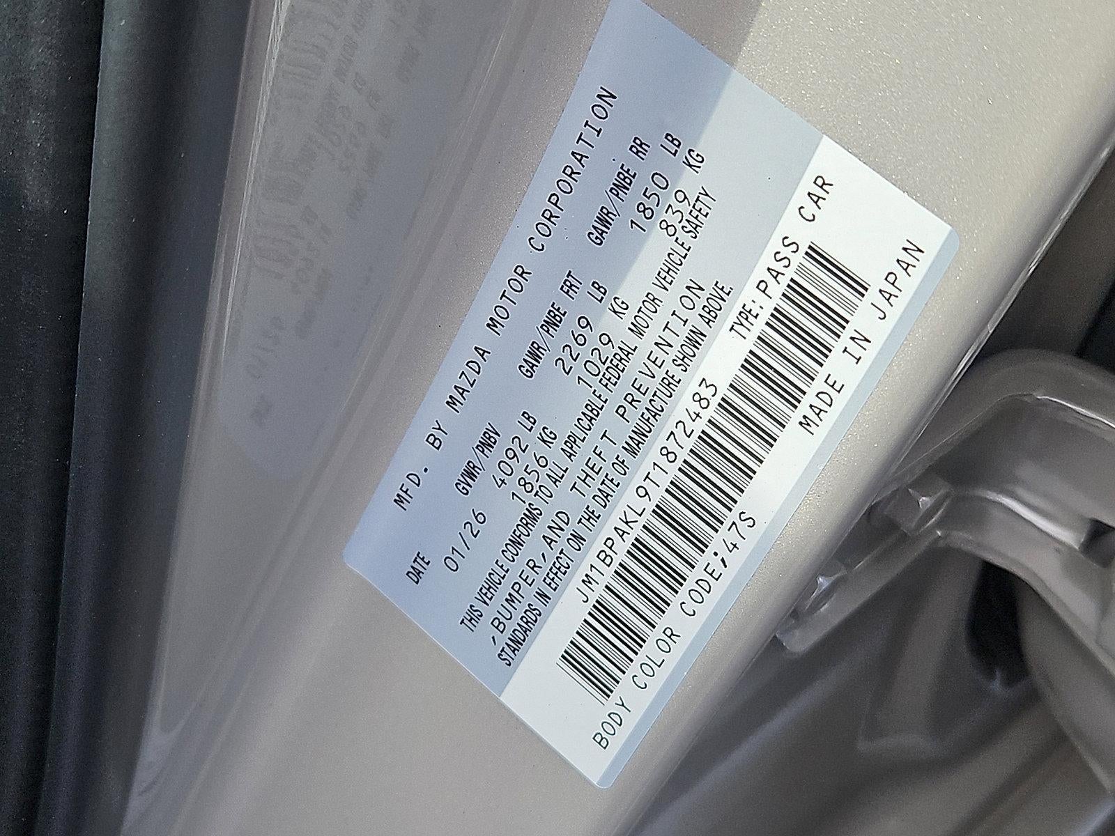 2026 Mazda Mazda3 Hatchback 2.5 S Select Sport