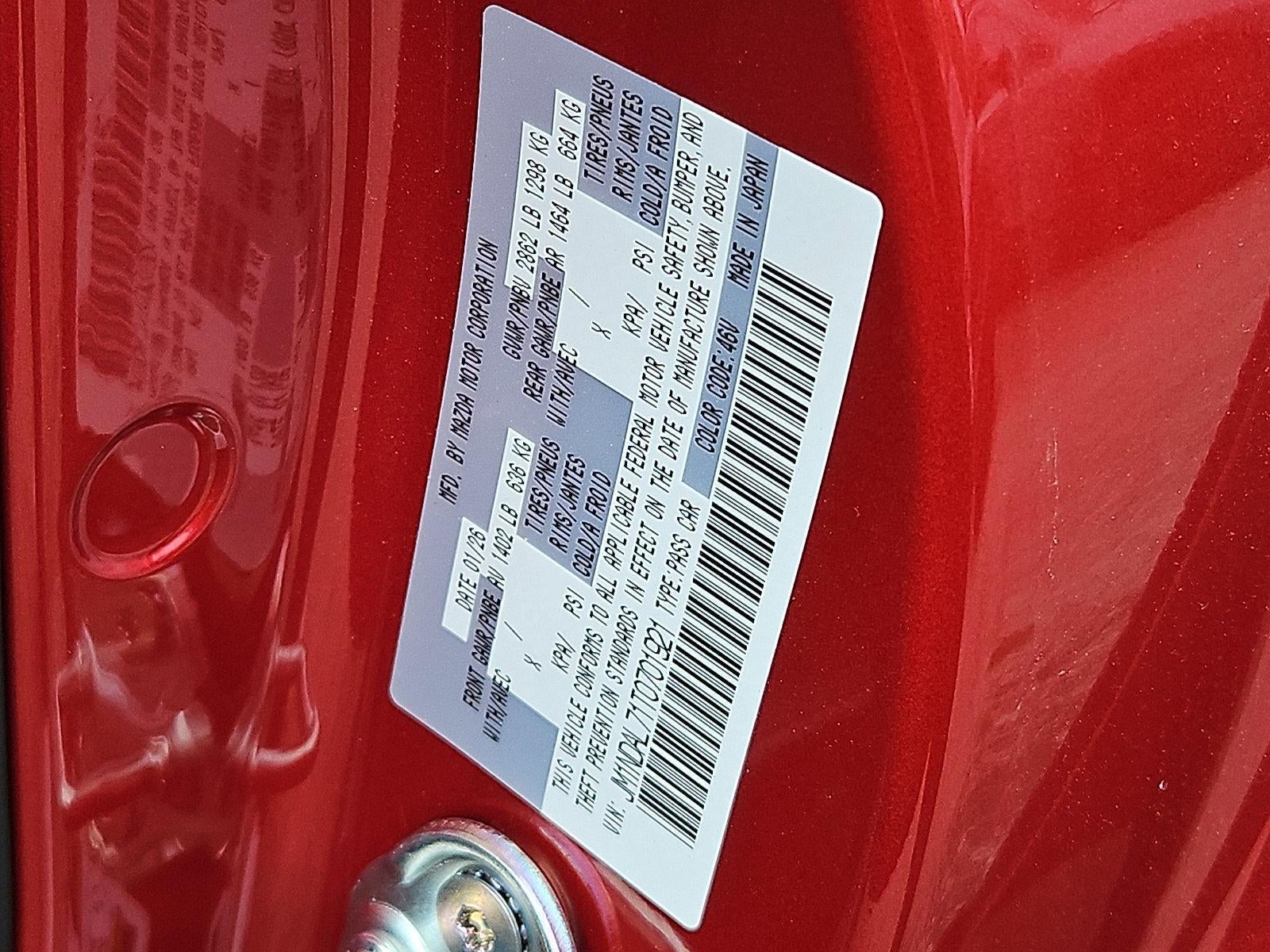 2026 Mazda Mazda MX-5 Miata RF Club