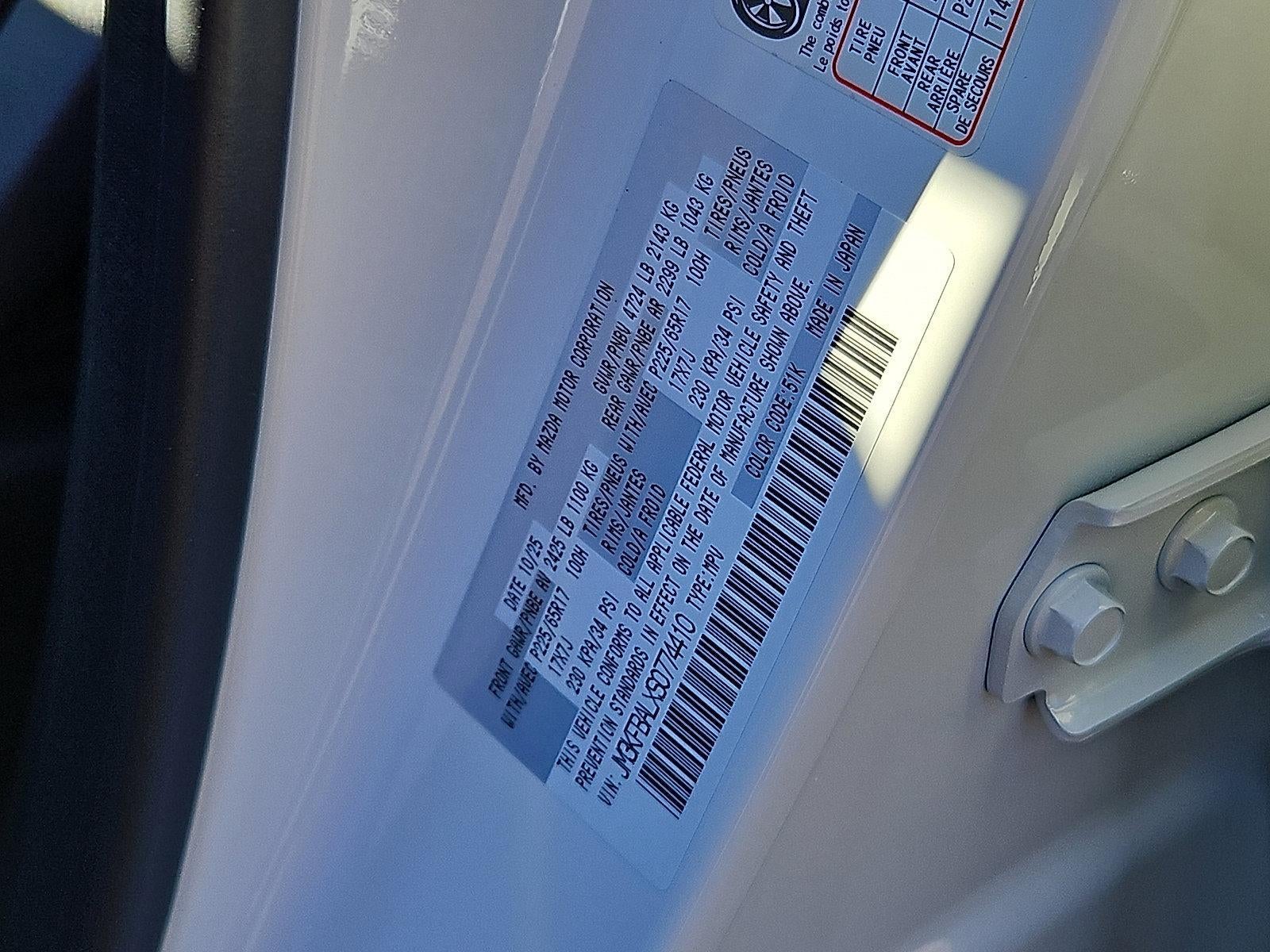 2025 Mazda Mazda CX-5 2.5 S AWD