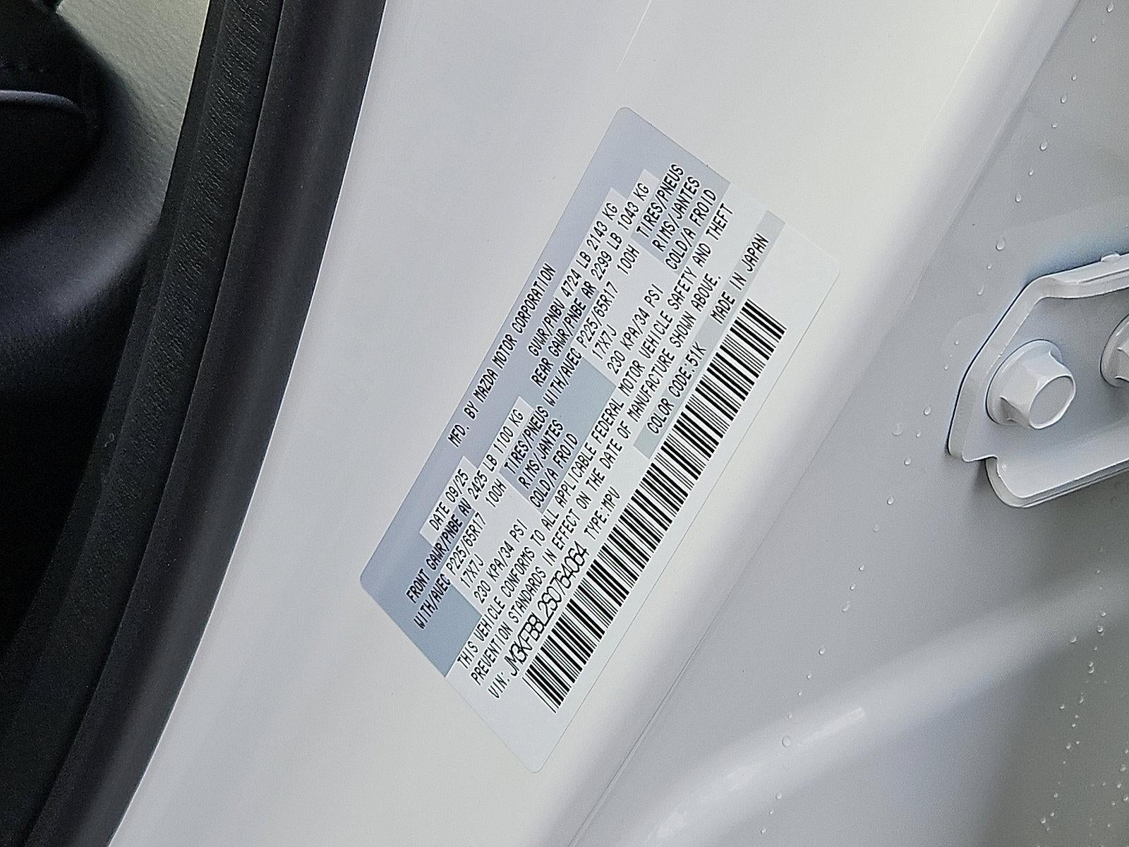 2025 Mazda Mazda CX-5 2.5 S Select AWD