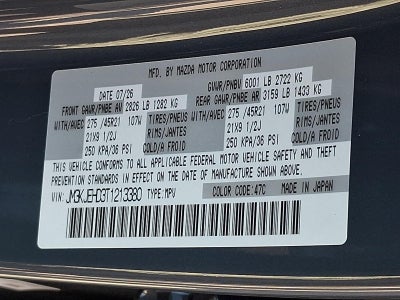 2026 Mazda Mazda CX-70 3.3 Turbo Premium Plus AWD