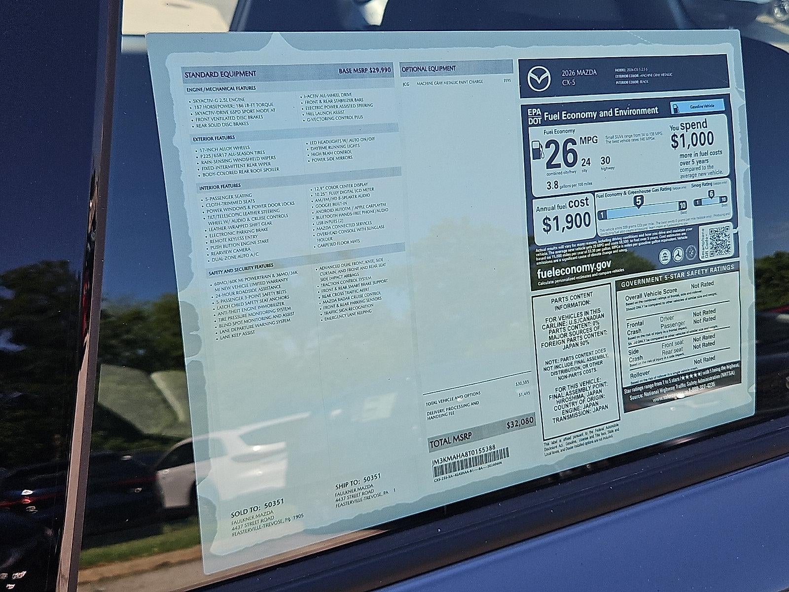 2026 Mazda Mazda CX-5 2.5 S AWD