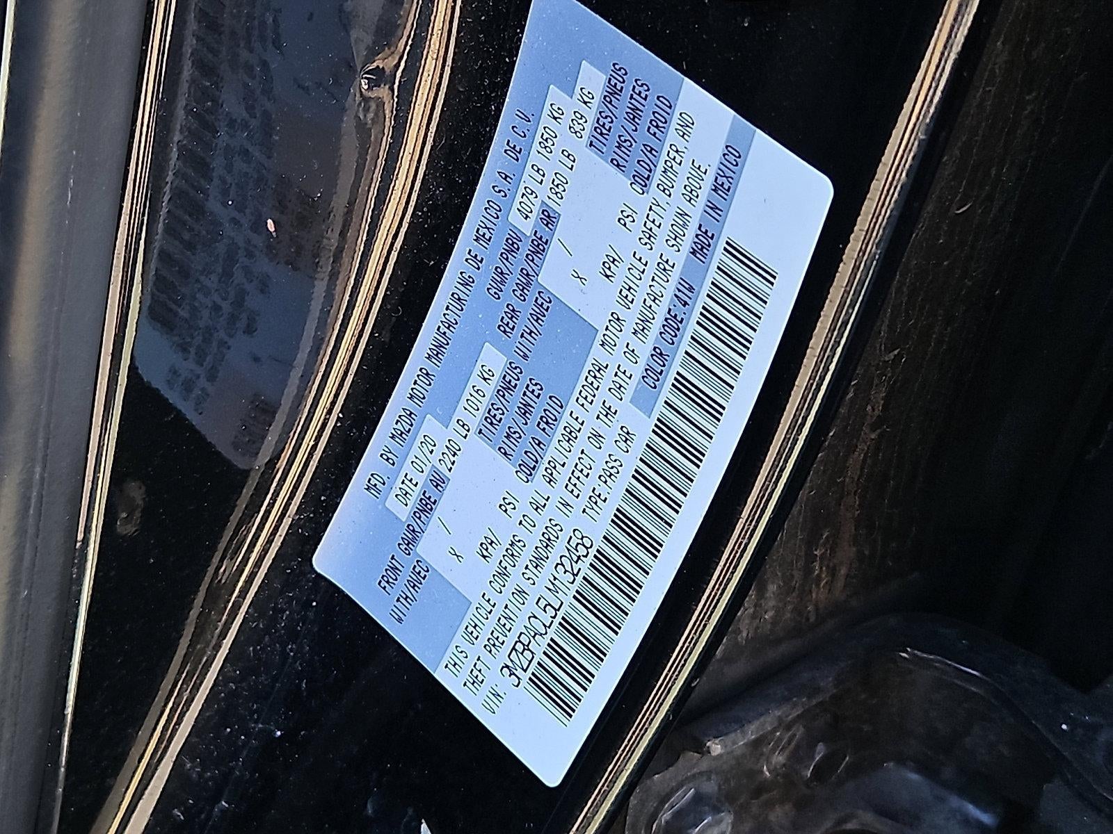 2020 Mazda Mazda3 Sedan Select Package FWD