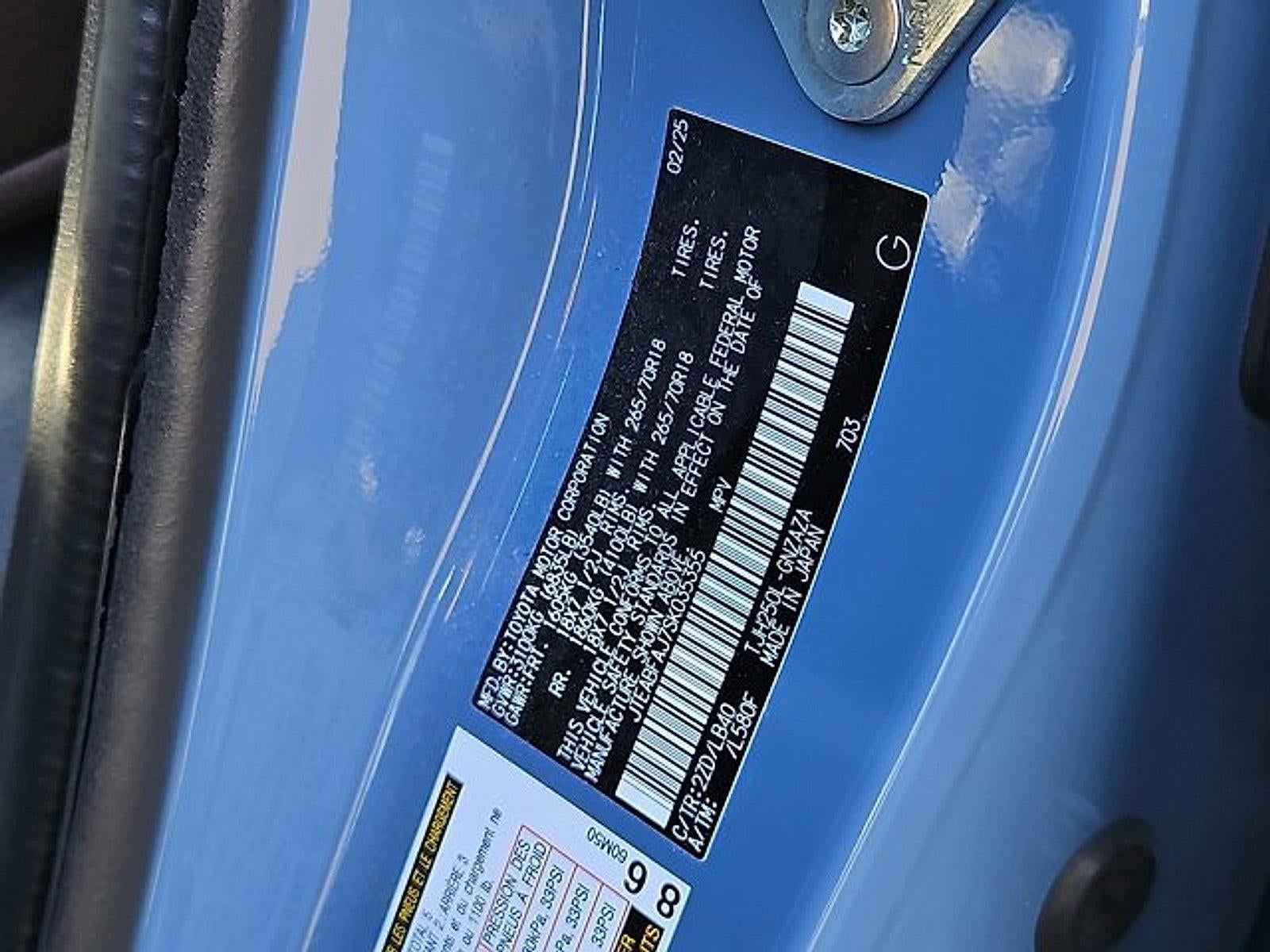 2025 Toyota Land Cruiser 4WD (Natl)