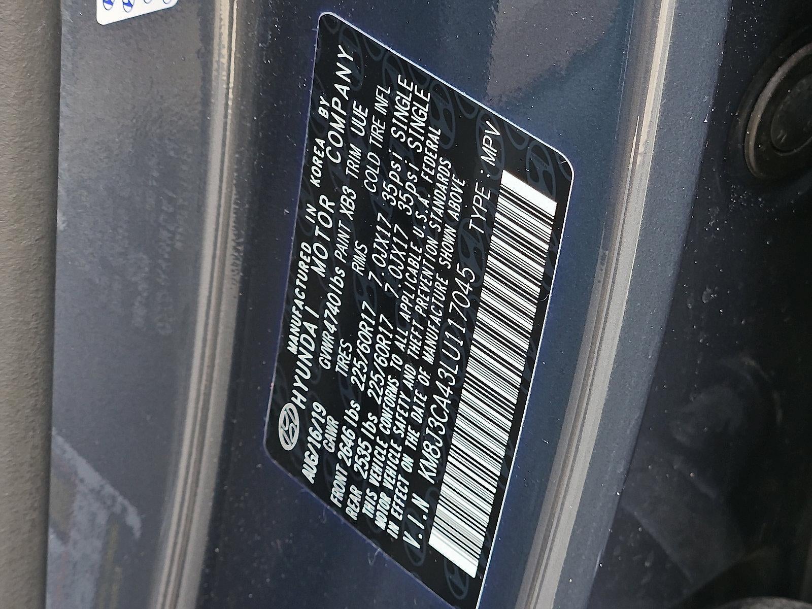 2020 Hyundai TUCSON Value AWD