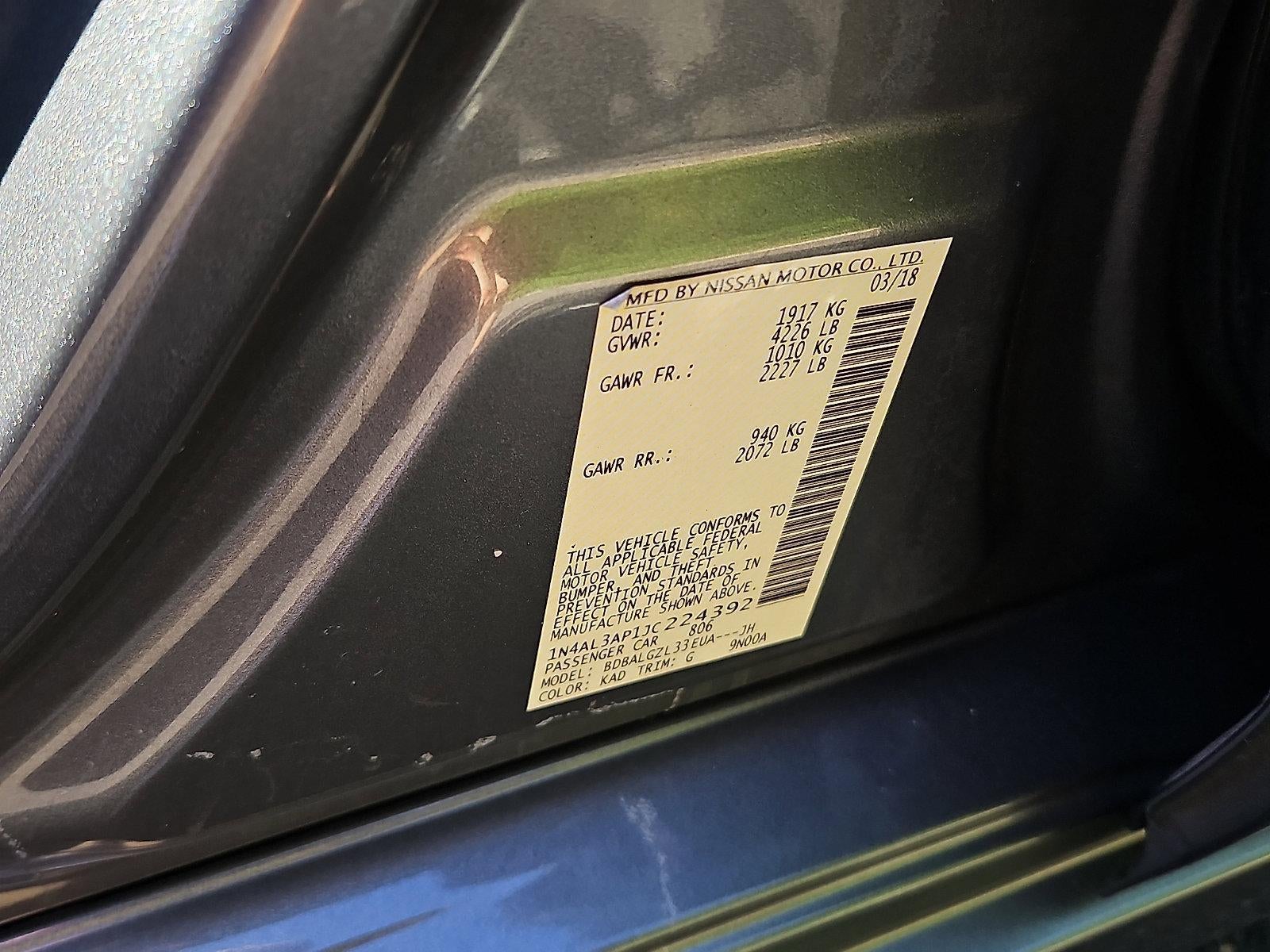 2018 Nissan Altima 2.5 S