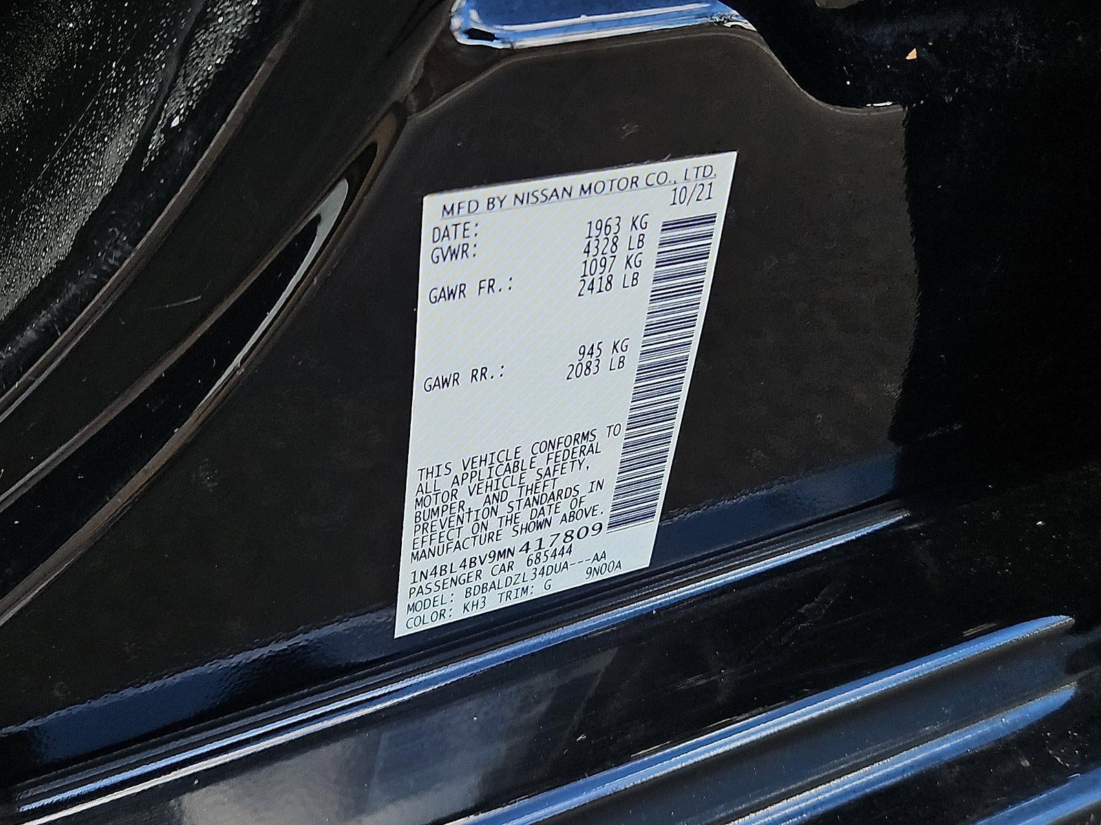 2021 Nissan Altima S