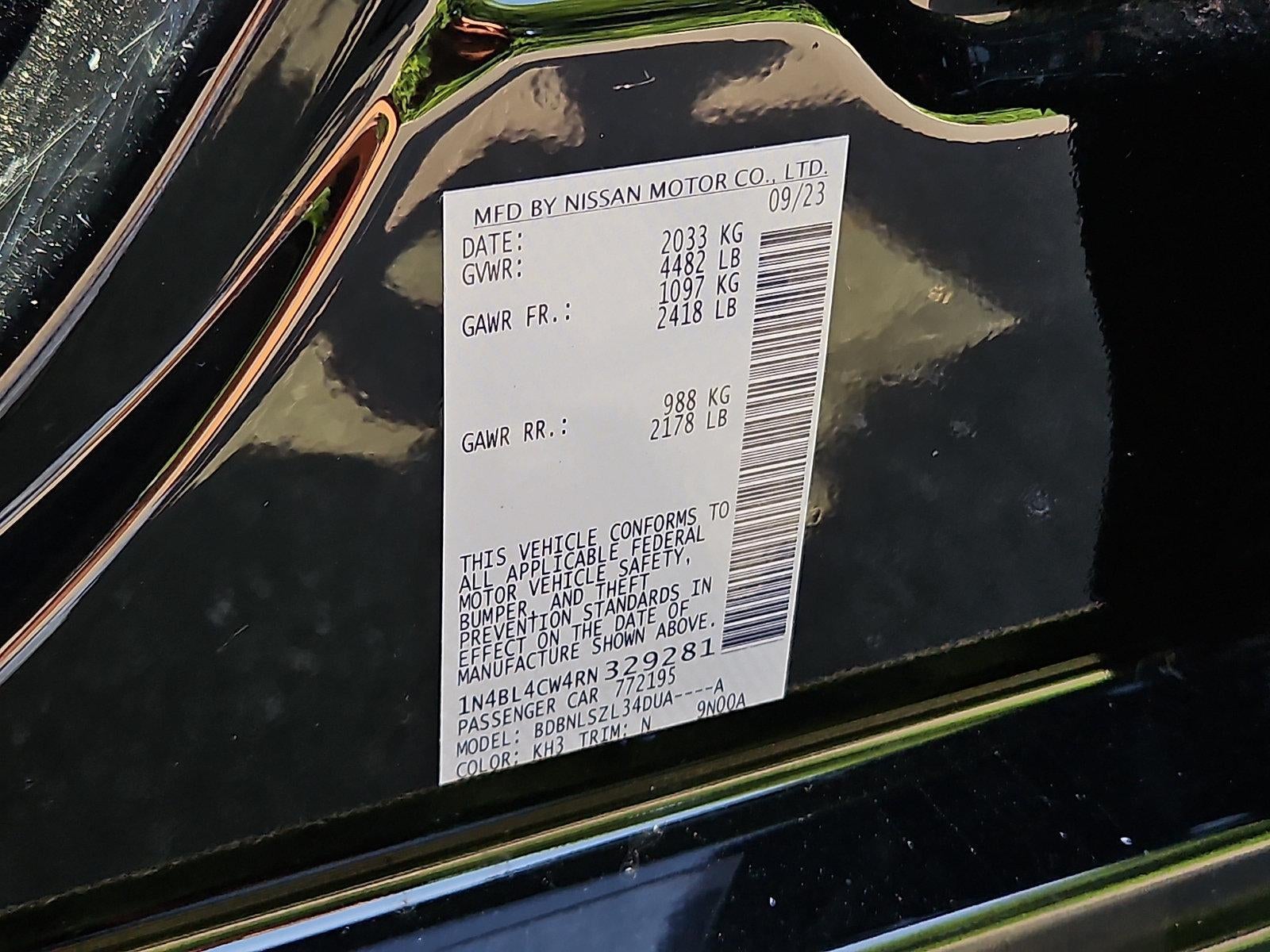 2024 Nissan Altima 2.5 SR AWD Sedan