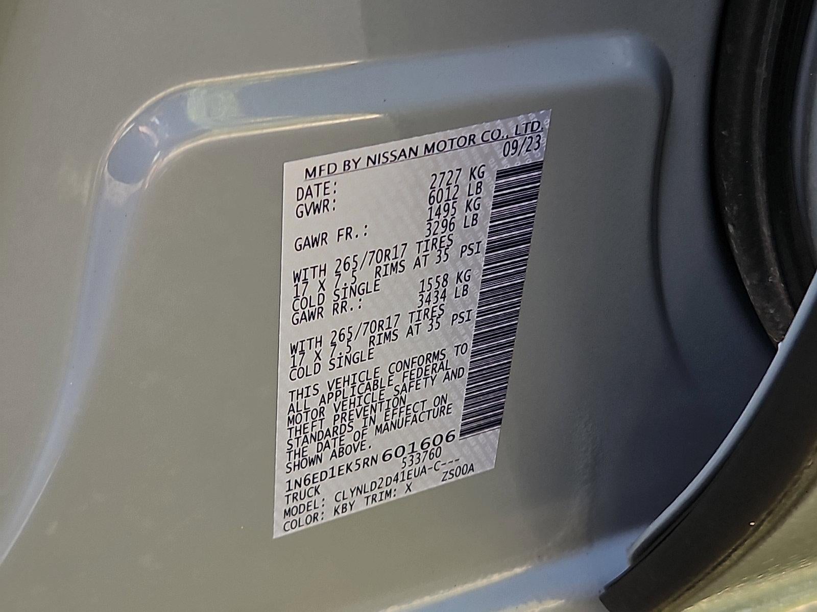 2024 Nissan Frontier Crew Cab PRO-4X®