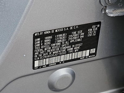 2018 Honda HR-V LX AWD CVT