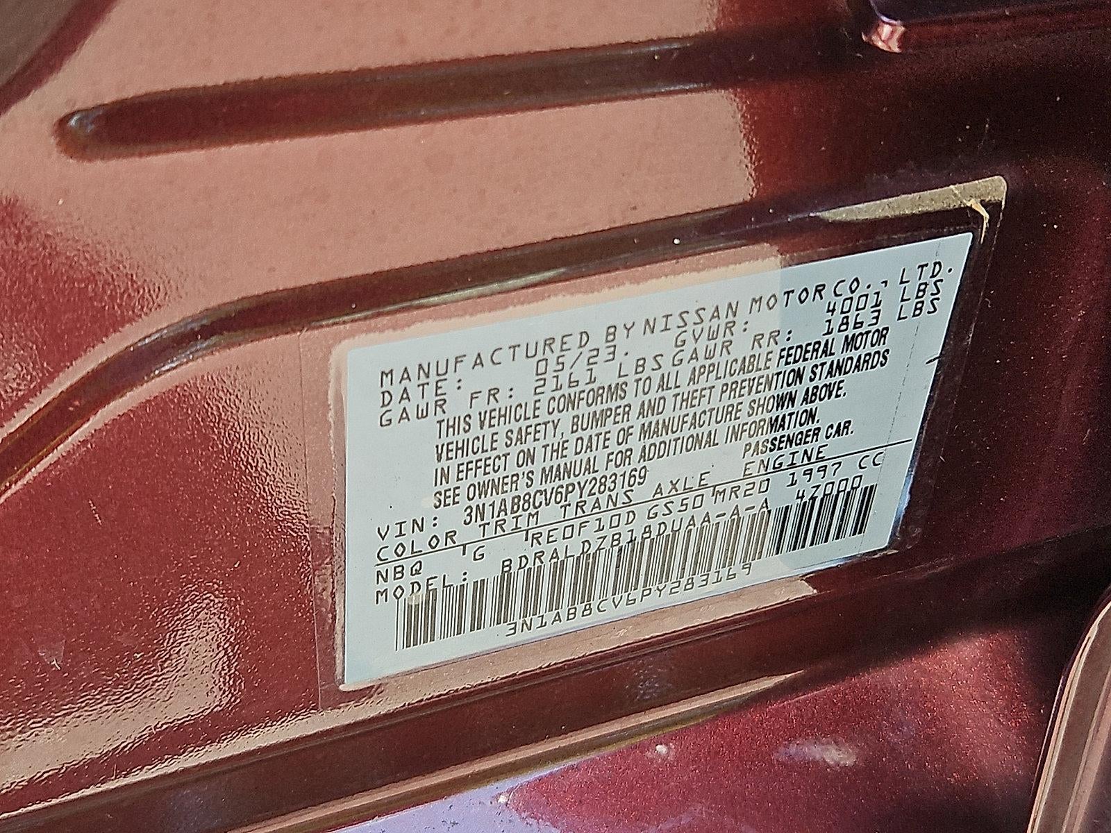 2023 Nissan Sentra SV