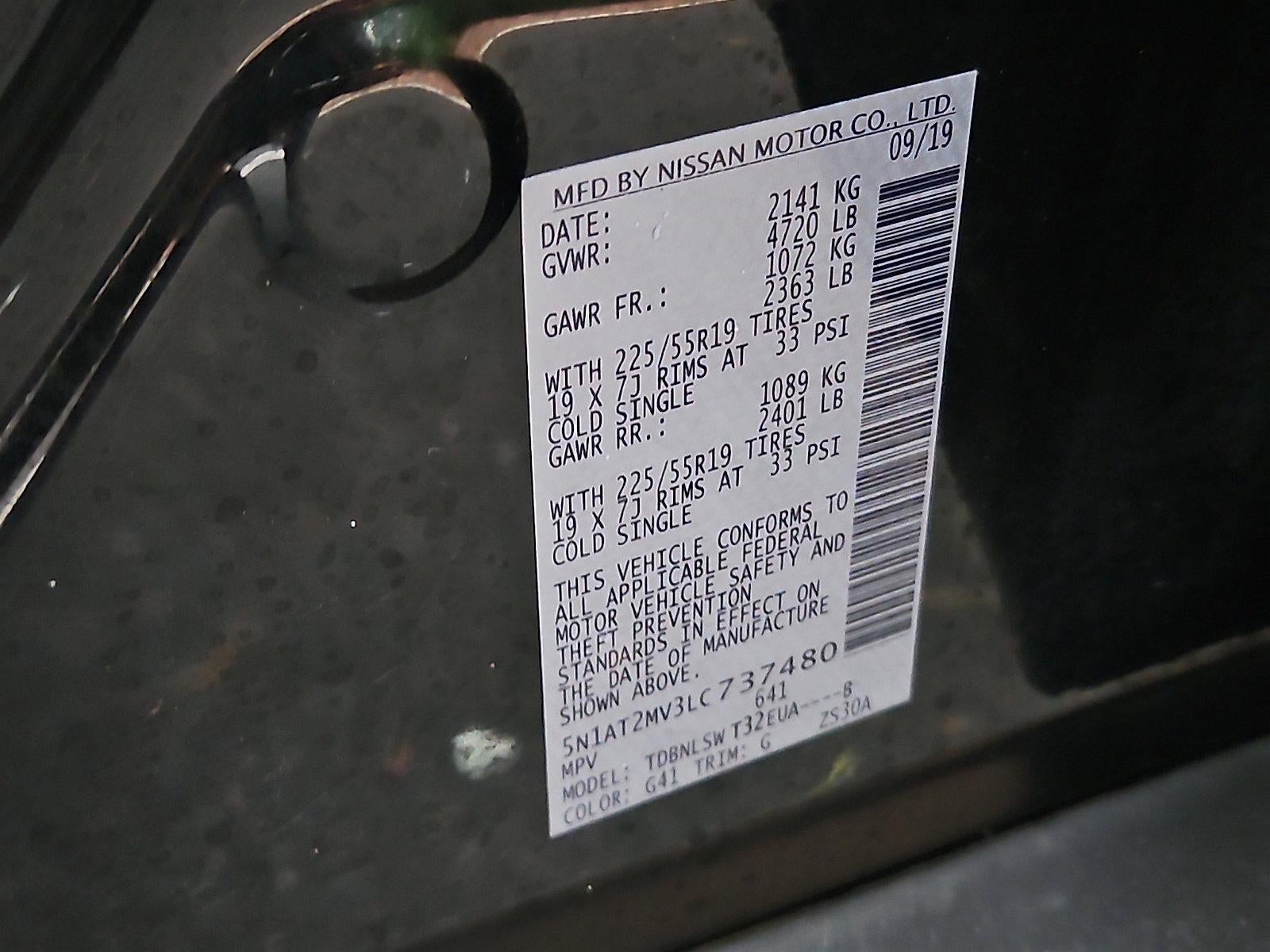 2020 Nissan Rogue SL