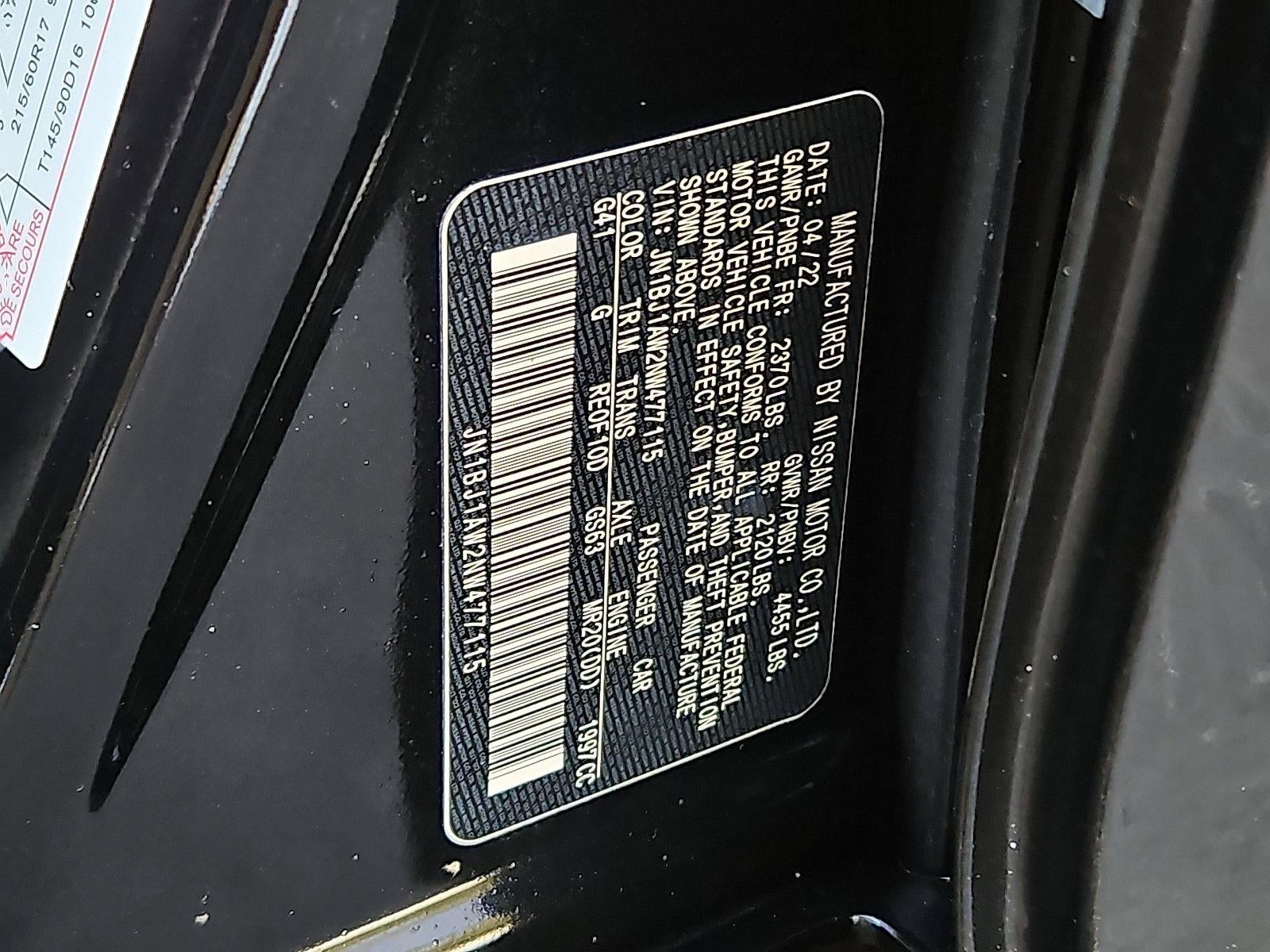 2022 Nissan Rogue Sport S