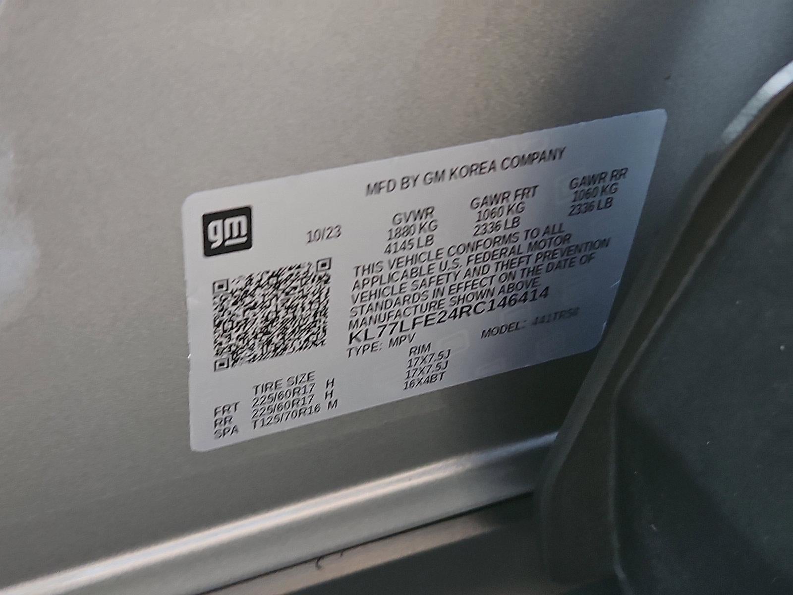 2024 Chevrolet Trax FWD 4dr LS