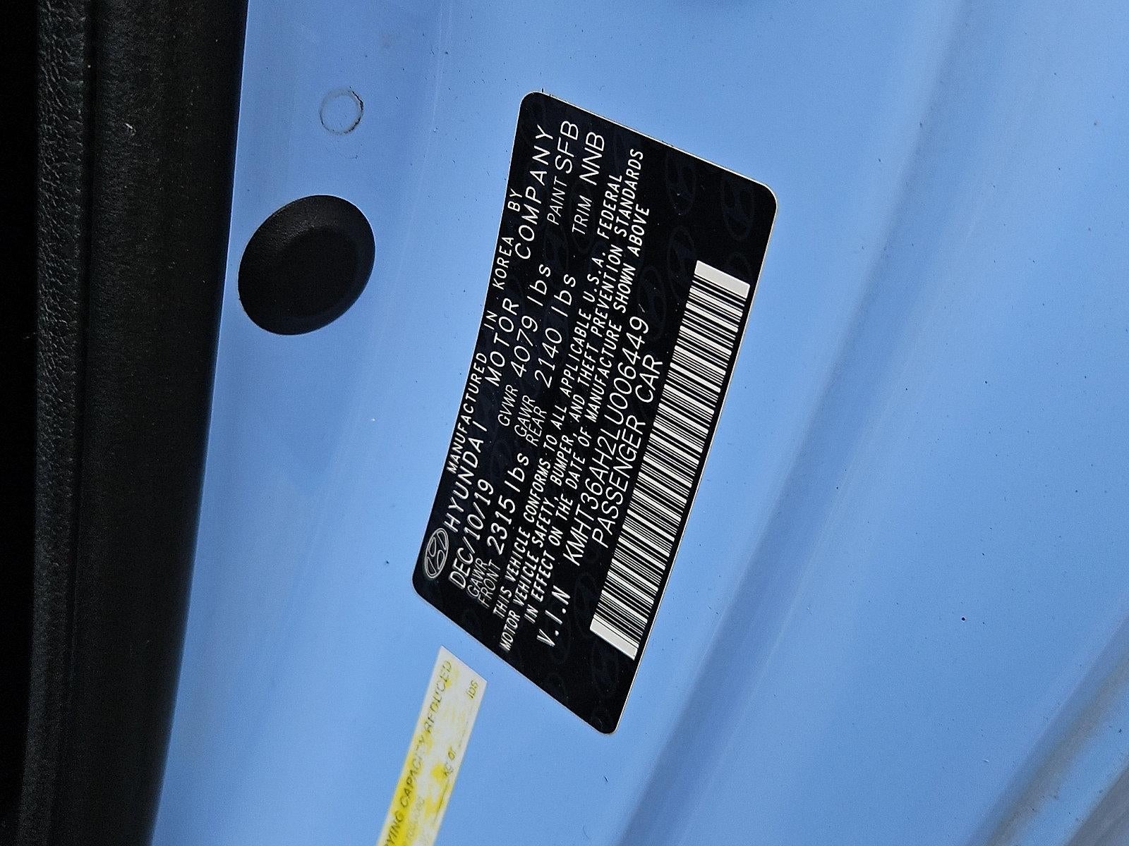 2020 Hyundai VELOSTER N Manual