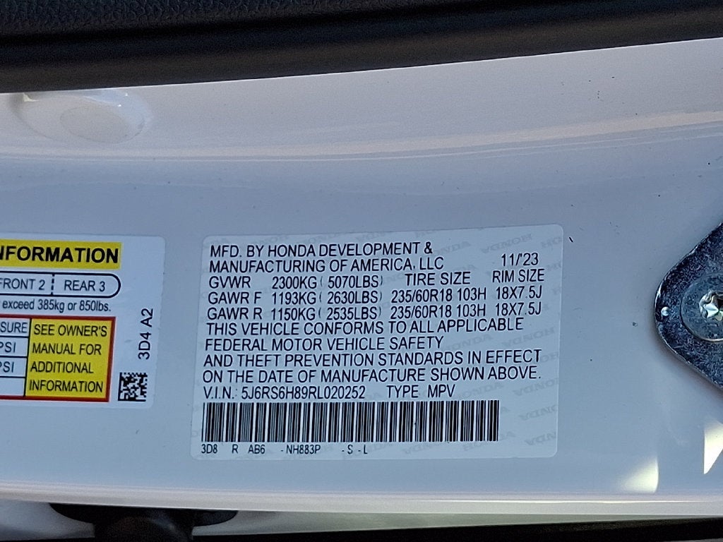 2024 Honda CR-V Hybrid Sport-L AWD