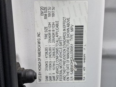 2020 Honda CR-V EX AWD