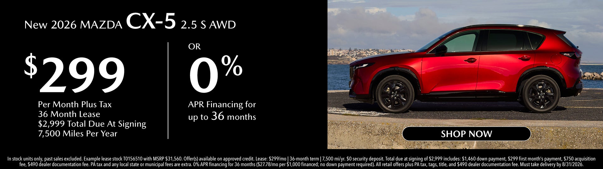 New 2026 MAZDA CX-5 2.5 S AWD