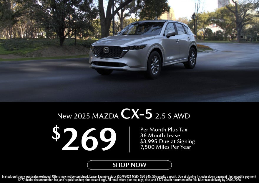 New 2025 Mazda CX-5 2.5 S AWD