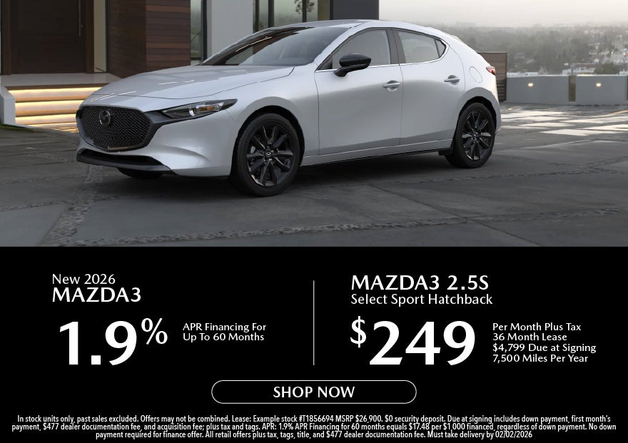 New 2026 Mazda3