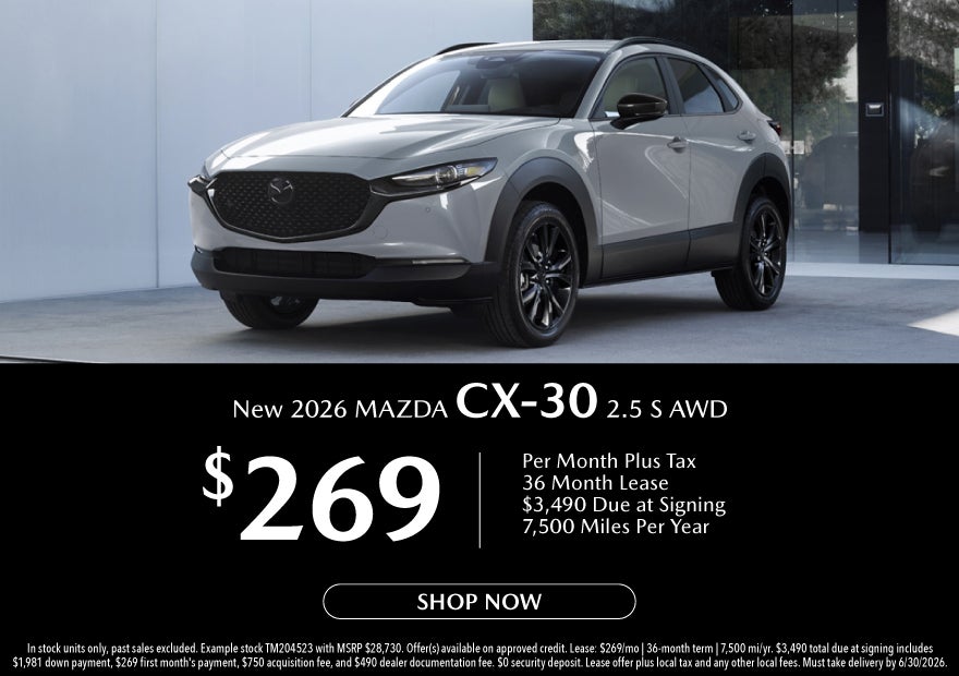 New 2026 MAZDA CX-30 2.5 S AWD