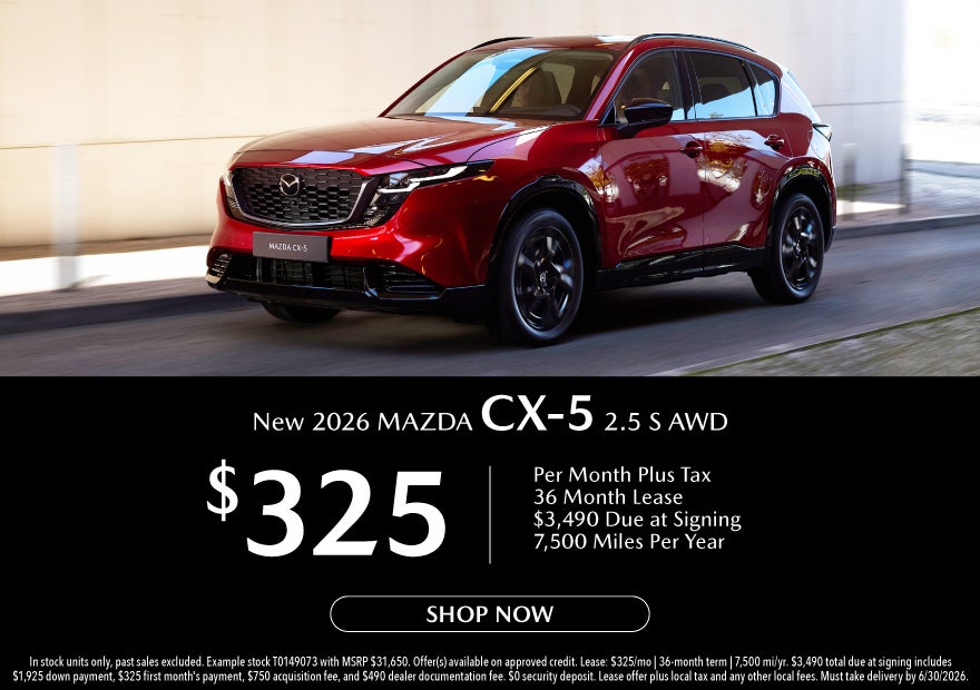 New 2026 MAZDA CX-5 2.5 S AWD
