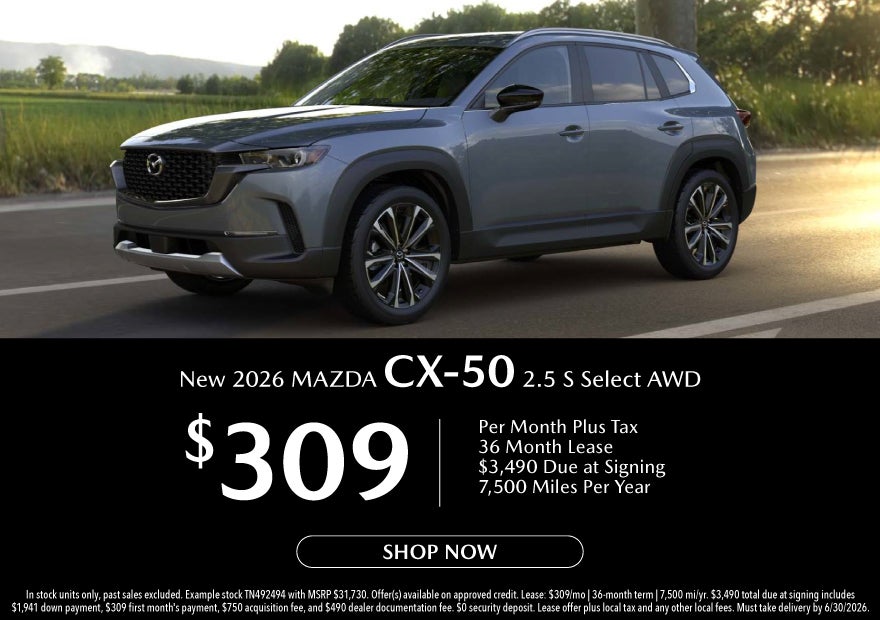 New 2026 MAZDA CX-50 2.5 S Select AWD