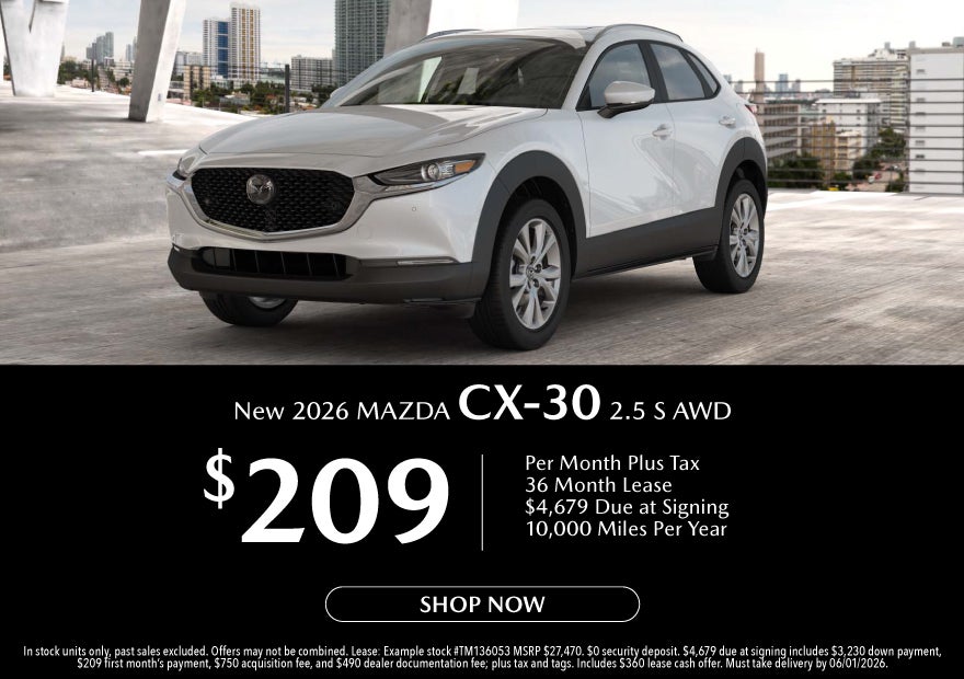 New 2026 MAZDA CX-30 2.5 S AWD