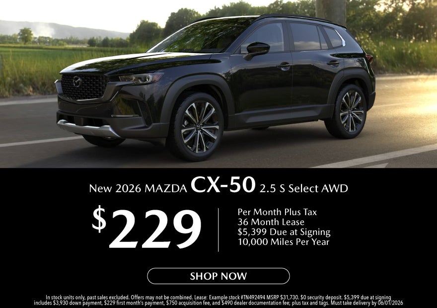 New 2026 MAZDA CX-50 2.5 S Select AWD