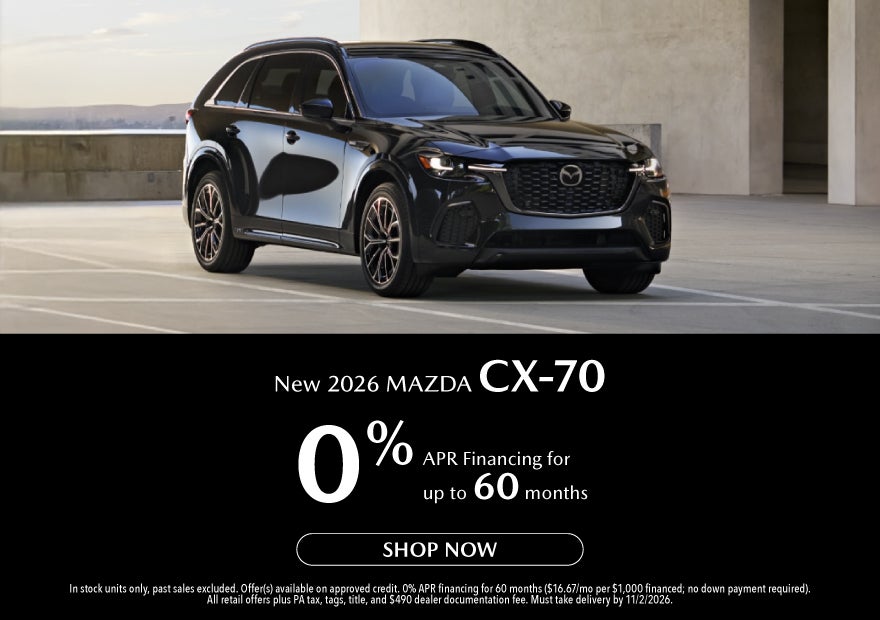 New 2026 MAZDA CX70